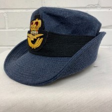 WRAF OFFICERS CAP - Size: 54cm , Womens Royal Air Force Hat , British Military 