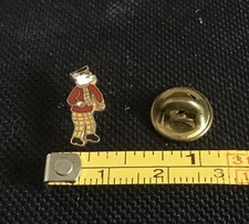 Rupert Bear Wearing Police Cap Vintage Police Pin Badge 