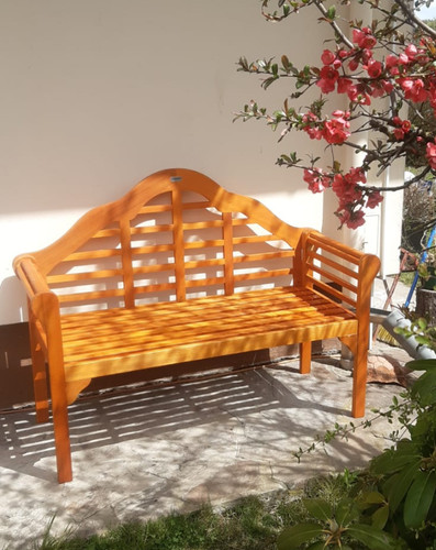 Wooden garden bench solid wood - garden,