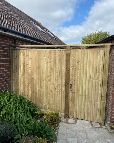 Wooden gates bespoke custom - wooden,