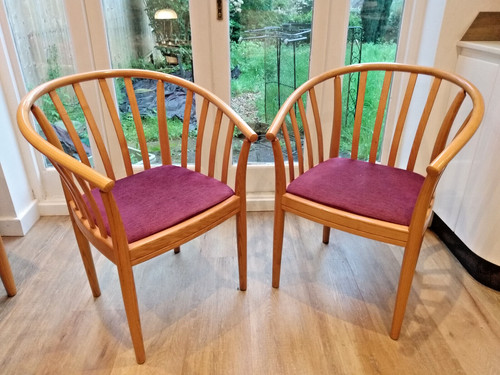 Pair ercol chairs - pair,
