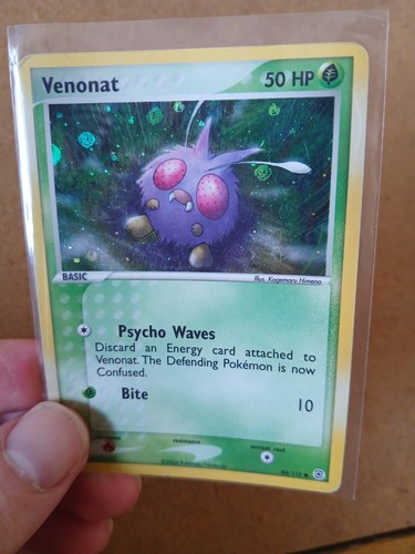 Firered leafgreen venonat holo - firered,