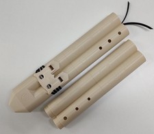 3D Printed Low D# Drone Flute, Native American Style