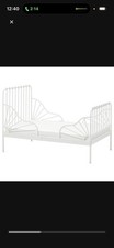 IKEA White Minnen extendable