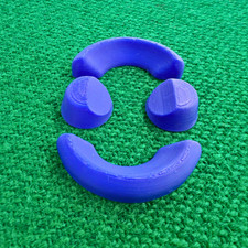 Set of 4  BLUE Bowls Wedges