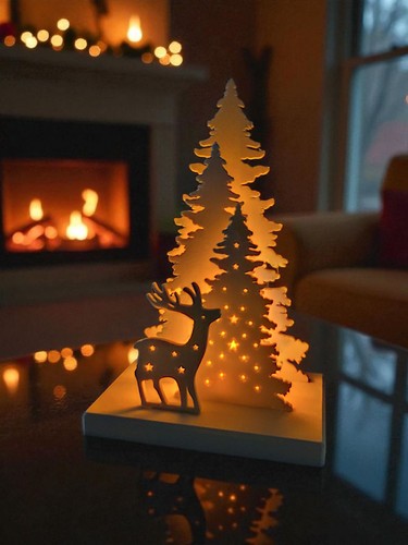 Printed led holiday decor - holiday,