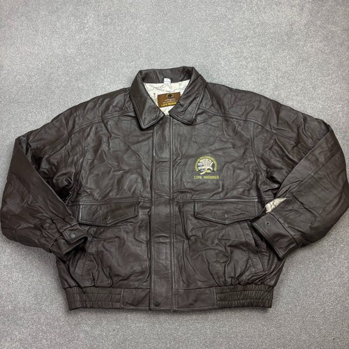 Leather flying jacket adult - flying,
