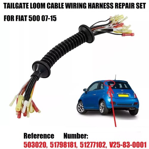 Tailgate wiring loom repair - tailgate,