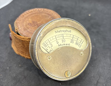 Metraphot Vintage Light Meter In Leather Case