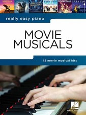 Really Easy Piano: Movie Musicals Piano Book [Softcover] Hal Leon