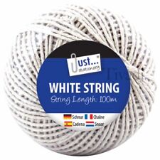Tallon Just Stationery 100m White String Ball – Strong & Versatile Twine 5160/48