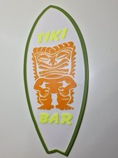 Tiki Bar Surf Board Sign