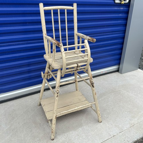 Vintage metamorphic high chair