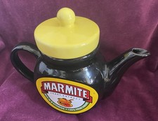 Collectible Marmite Ceramic Teapot Black & Yellow Excellent Condition