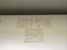 SIGNED GREAT BRITAIN - NEW ZEALAND - BRAMLEY AUTOGRAPH PAGES 1985