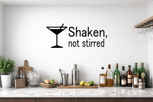 Shaken not stirred quote james - shaken,