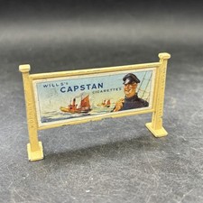 MECCANO HORNBY PLATFORM SIGN 1930's Advertising Billboard Vintage Railway Model