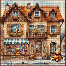 Printed Cross Stitch Kit 11 ct