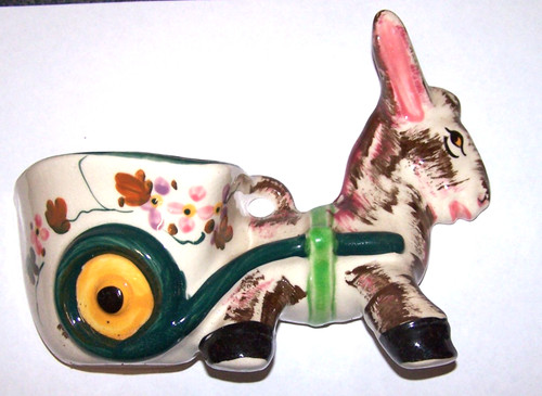 Vintage ceramic donkey - donkey, and