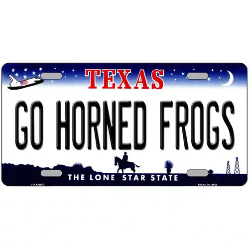 Horned frogs metal - horned,