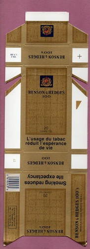 Old empty cigarette packet - old,
