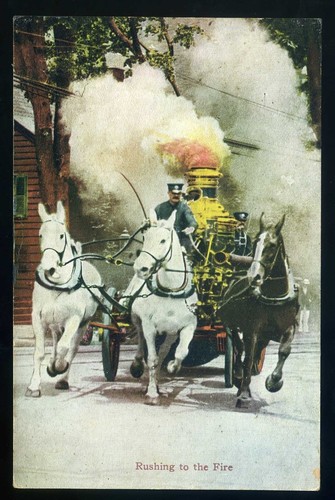 American horse drawn fire - american,