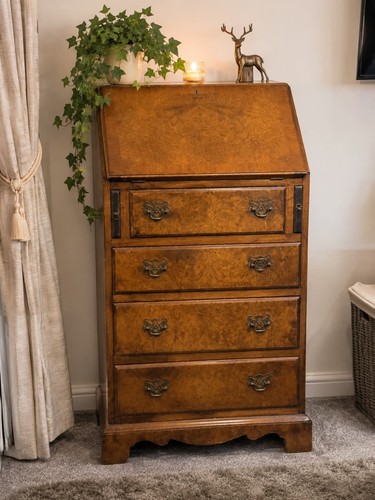 Vintage burr walnut style - vintage,
