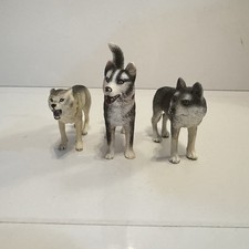 Schleich 3x Wolf & Husky