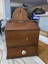 Antique Primitive Salt Box