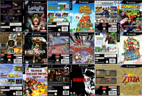 Nintendo gamecube case artwork - gamecube,