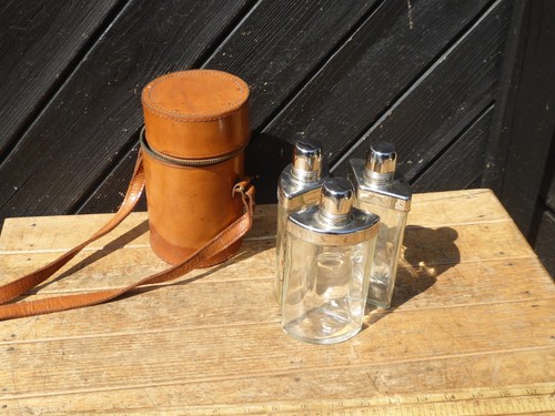 Vintage hip flask - vintage, 3