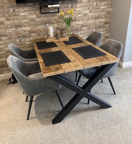 Dining table frame - x, leg