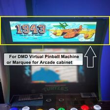 2 x Marquee Monitors Arcade Virtual Pinball DMD MAME Raspberry  Screen Retro