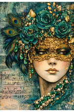 Vintage, Masquerade, Script