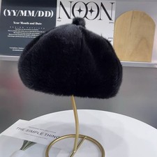 Plush Berets Imitation Mink