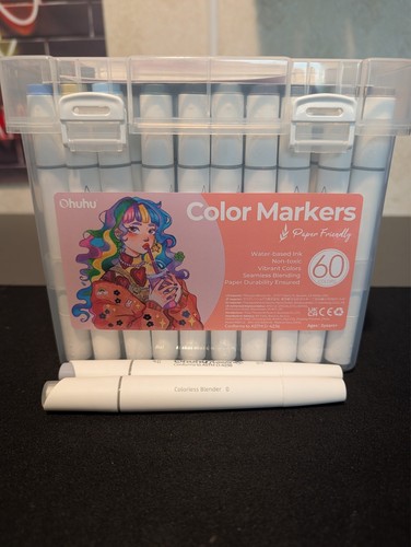 Ohuhu colours water based - 60, water-based