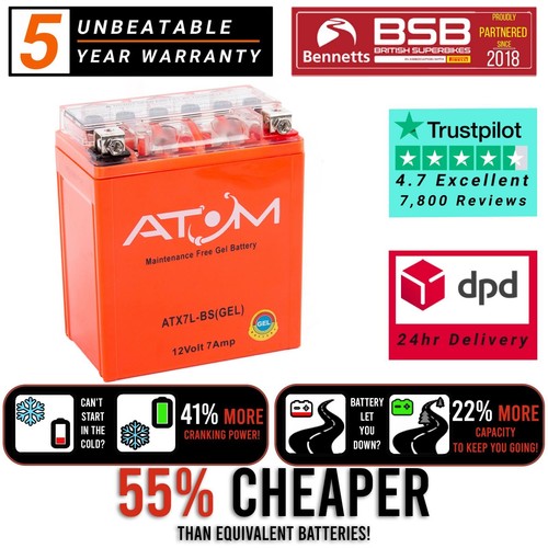 Ytx7l atom gel motorcycle - gel,