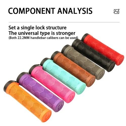 New lock grips mtb bike - lock, on