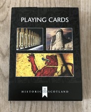 Pack of souvenir Playing Cards featuring 54 Historic Scotland Properties photos