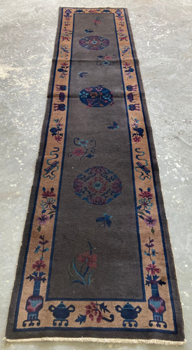 Vintage hand knotted chinese - vintage,