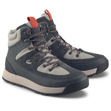 Lacoste Men’s Grey Urban Breaker Leather Boots - BREAKER 319 1 CMA