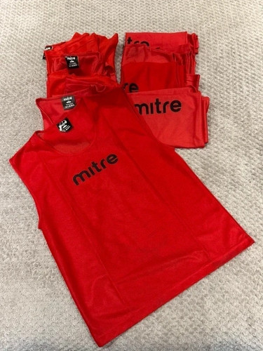 Mitre red football training - red,