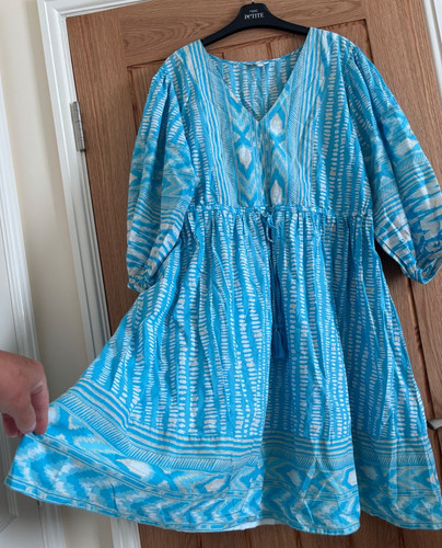 Monsoon turquoise blue white - monsoon,