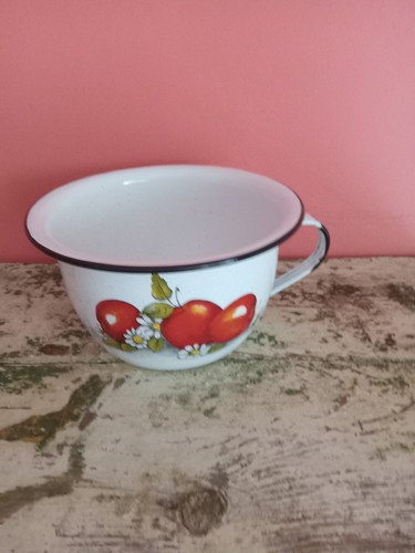 Vintage enamel ware hand - enamel,