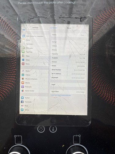 Mini ipad damaged screen - damaged, still