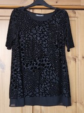 Bonmarche sparkly velour top - bonmarche,
