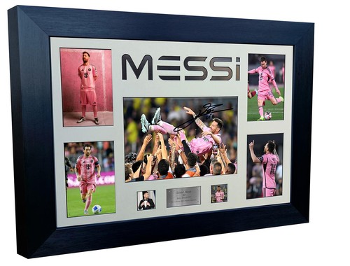 Signed lionel messi - a3+,