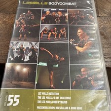 Les Mills BODYCOMBAT BODY COMBAT 55 DVD CD And Notes FFAK