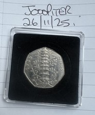 Genuine Kew Gardens 50p, 2009, circulated, very good condition