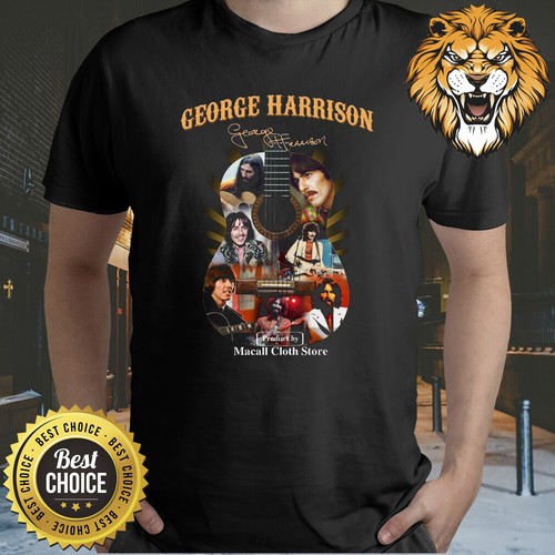 George harrison guitar shirt - harrison,